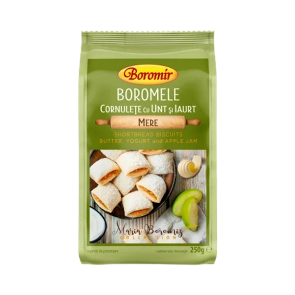 CORNULETE BOROMELE CU UNT IAURT SI GEM DE MERE BOROMIR 250 GR