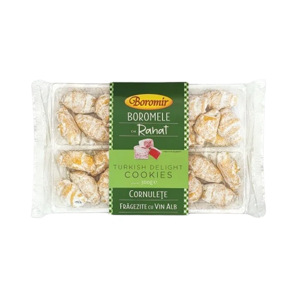 CORNULETE BOROMELE CU VIN SI RAHAT BOROMIR 300 GR