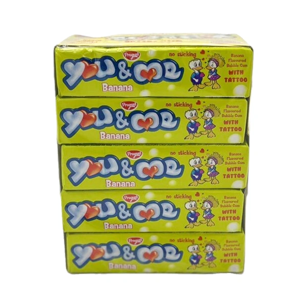 GUMA DE MESTECAT YOU&ME BANANA 360 GR