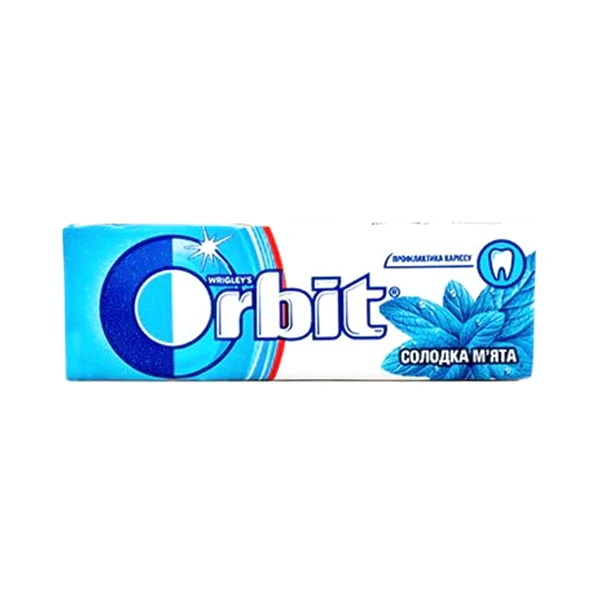 GUMĂ DE MESTECAT WRIGLEY'S ORBIT SWEETMINT 30 SETURI 14 GR