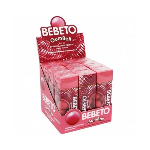 GUMBALL BEBETO CAPSUNI LAMAIE GUMA DE MESTECAT 12 X 25 GR