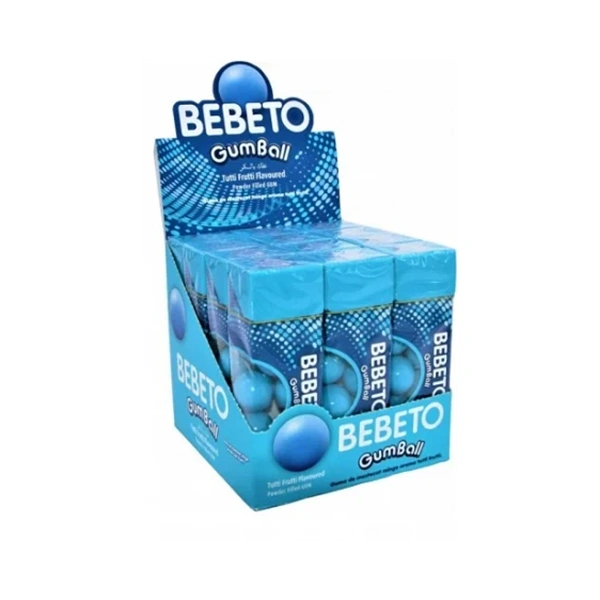 GUMBALL BEBETO TUTTI FRUTTI GUMA DE MESTECAT 12 X 25 GR