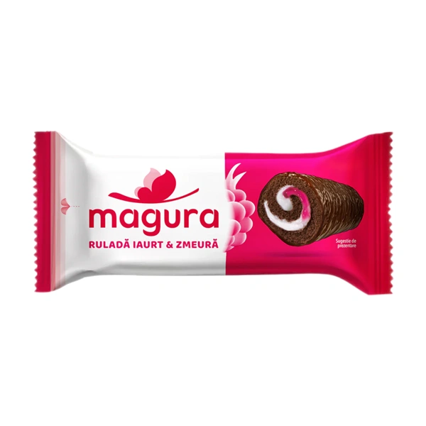 MINIPRAJITURA MAGURA CU IAURT ZMEURA KANDIA 35 GR