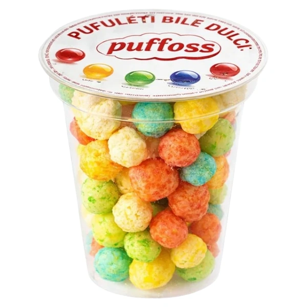 PUFULETI BILE DULCI PAHAR PUFFLOSS 12 X 20 GR