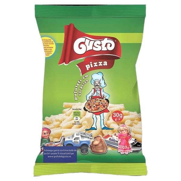 PUFULETI CU PIZZA CU SURPRIZE GUSTO 30 GR