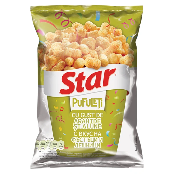 PUFULETI SALTARETI CU ARAHIDE STAR 80 GR