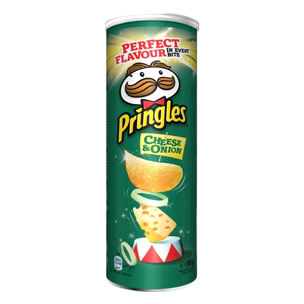 SNACK BRANZA SI CEAPA PRINGLES 165 GR