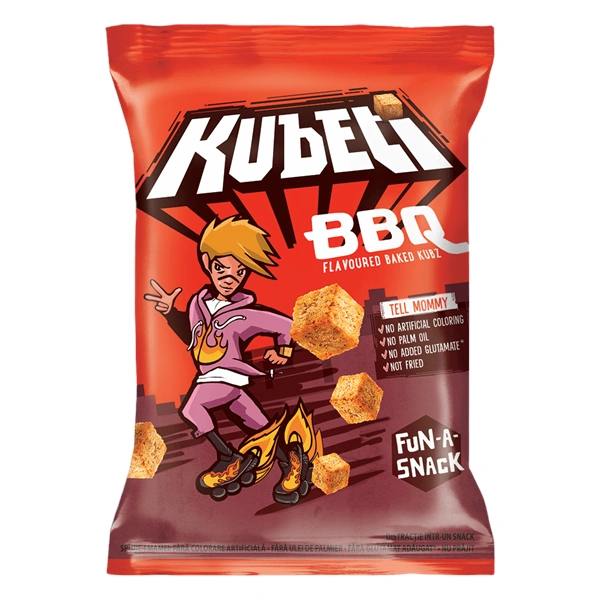SNACK CU BARBEQUE KUBETTI KUBZ 35 GR