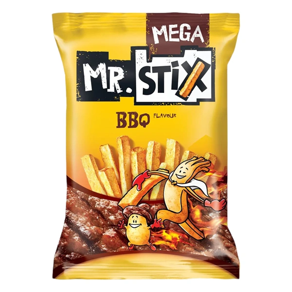 SNACK CU GUST DE BARBEQUE MR STIX 54 GR