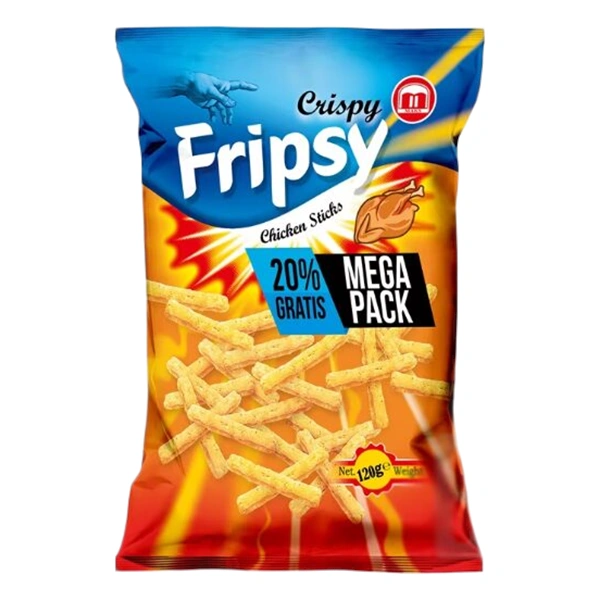 SNACK FRIPSY CU AROMA DE PUI 120 GR