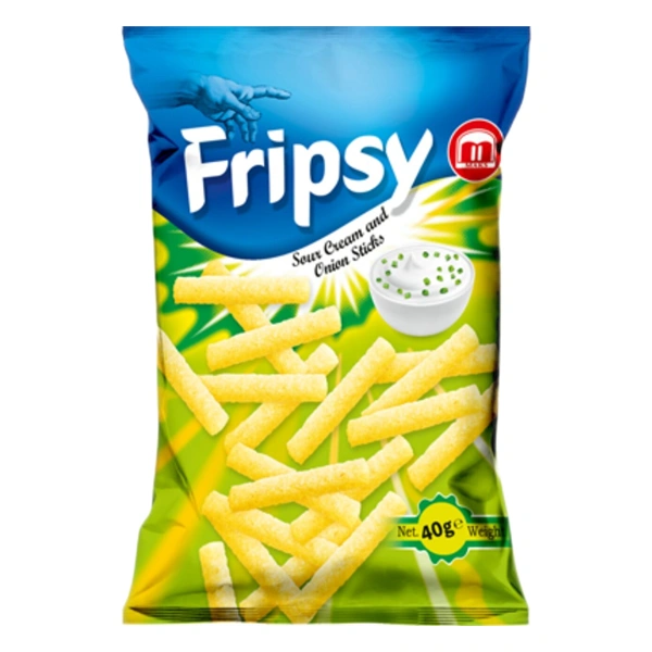 SNACK FRIPSY STICKS SOUR CREAM & ONION 40 GR