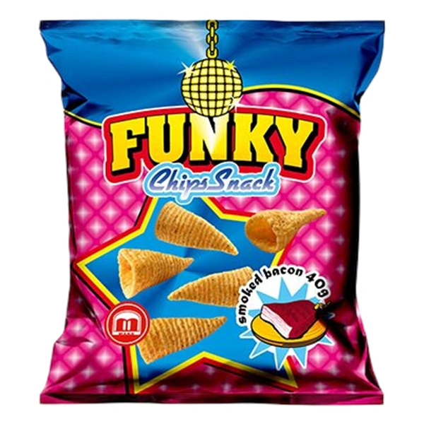 SNACK FUNKY CU AROMA DE BACON 40 GR