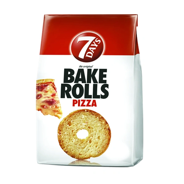 BAKE ROLLS RONDELE DE PAINE CROCANTA CU CONDIMENT DE PIZZA 7 DAYS 160 GR