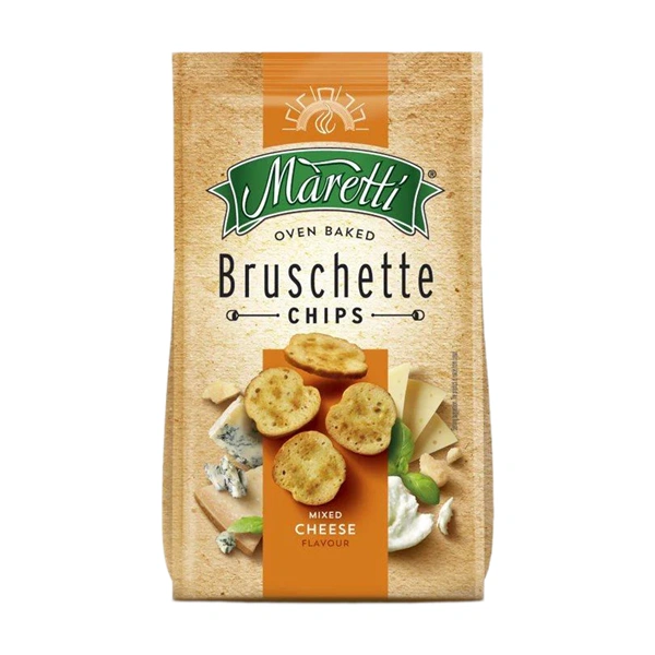 BRUSCHETTE RONDELE CU AROMA MIX BRANZETURI MARETTI 70 GR