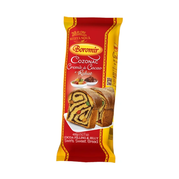 COZONAC CACAO RAHAT BOROMIR 400 GR