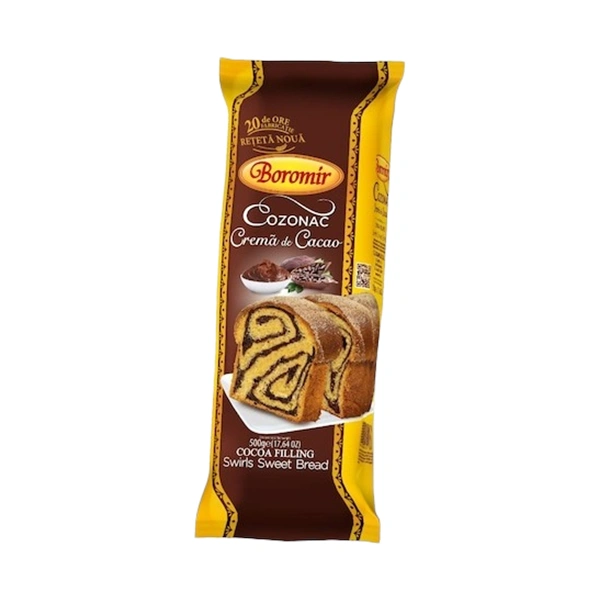 COZONAC CREMA CACAO BOROMIR 500 GR