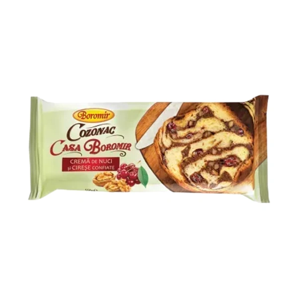 COZONAC NUCA SI CIRESE BOROMIR 550 GR