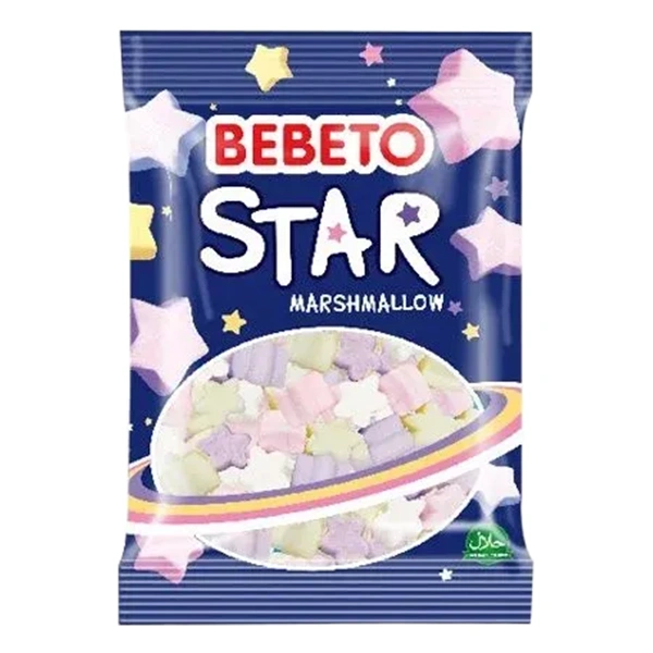 MARHMALLOW BEBETO STAR BEZELE 30 GR