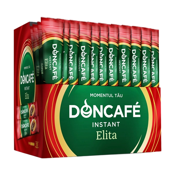 CAFEA SOLUBILA DONCAFE ELITA INSTANT 1.8G 100 PLICURI