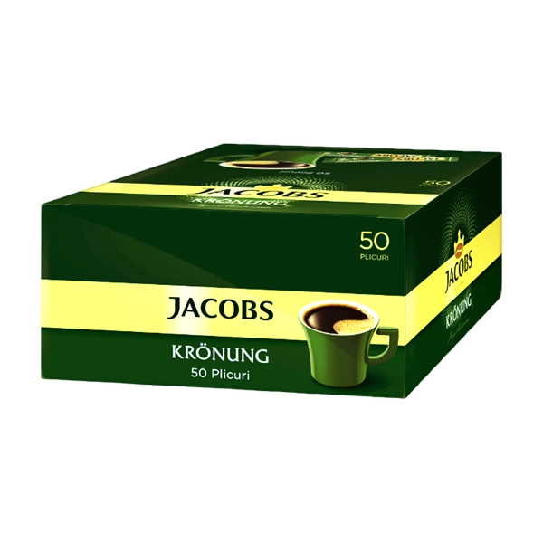 CAFEA SOLUBILA INSTANT JACOBS ALINTAROMA 50 PLICURI X 1,8 GR