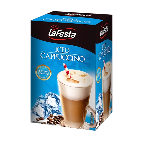 CAFEA SOLUBILA LA FESTA ICED CAPPUCINO PLICURI 8X18 GR