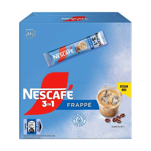 CAFEA SOLUBILA NESCAFE 3IN1 FRAPPE CAFEA SOLUBILA PLIC 24X 15 GR
