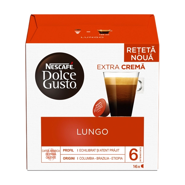 CAFEA SOLUBILA NESCAFE DOLCE GUSTO LUNGO 104 GR