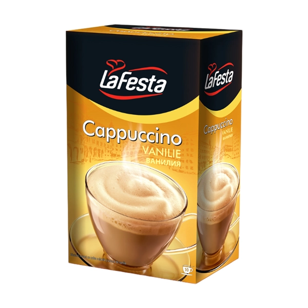CAPPUCCINO VANILIE LA FESTA LA FESTA 10 PLICURI 22 GR