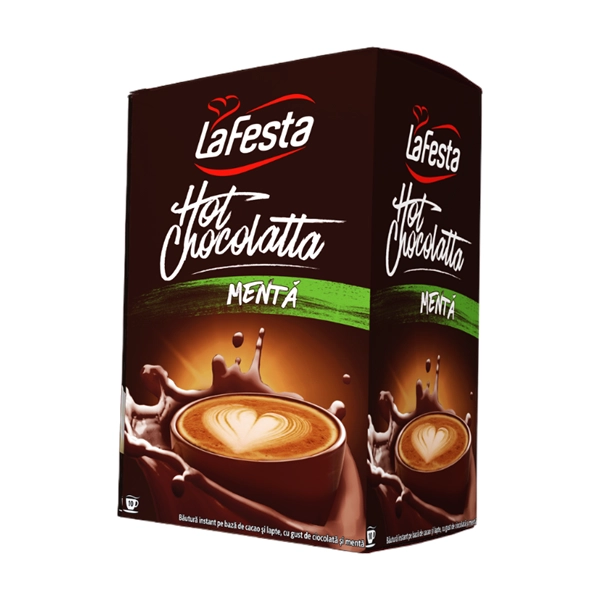CIOCOLATA CALDA LA FESTA MENTA 10 PLICURI 22 GR