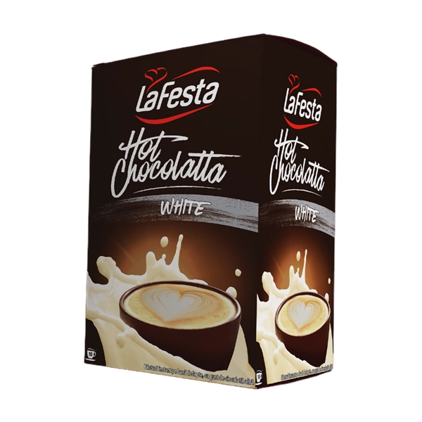 CIOCOLATA CALDA WHITE LA FESTA 10 PLICURI 22 GR