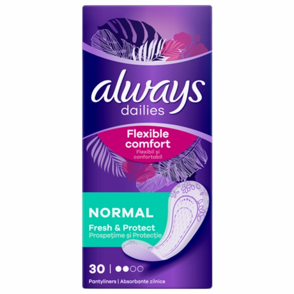 ABSORBANTE ALWAYS PLATINUM ZILNICE NORMALE 30BUCSET 15BAX