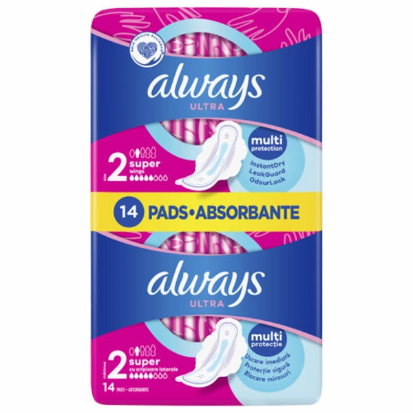 ABSORBANTE ALWAYS ULTRA SUPER 14BUCSET 16BAX
