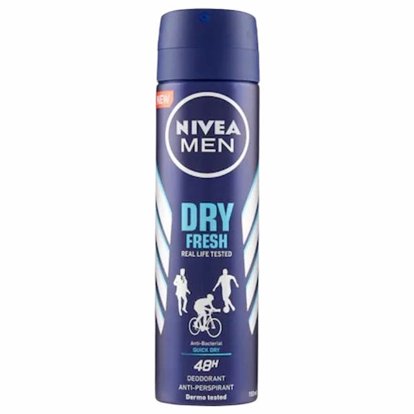 DEO MEN NIVEA DRY FRESH 6BAX 150 ML