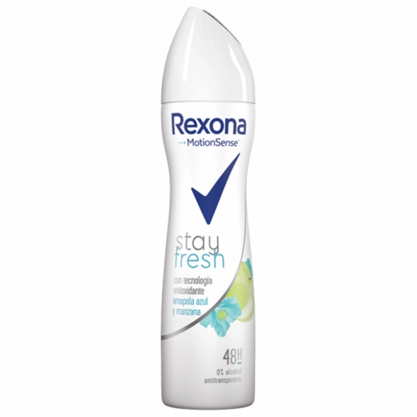 DEO REXONA WOMEN STAY FRESH BLUE POPPYAPPLE 6BUCSET 150 ML