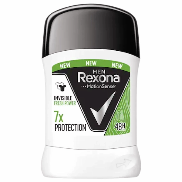 DEO STICK REXONA MEN INVISIBLE FRESH POWER 6BUCS 50 ML