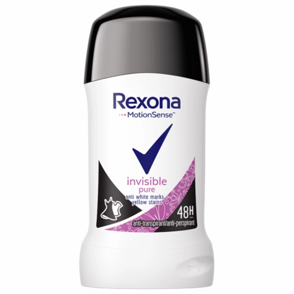 DEO STICK REXONA WOMEN INVISIBLE PURE 6BUCSET 40 ML