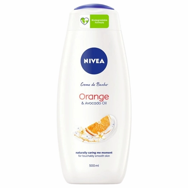GEL DUS NIVEA ORANJE AVOCADO OIL 6BUCSET 12BAX 500 ML