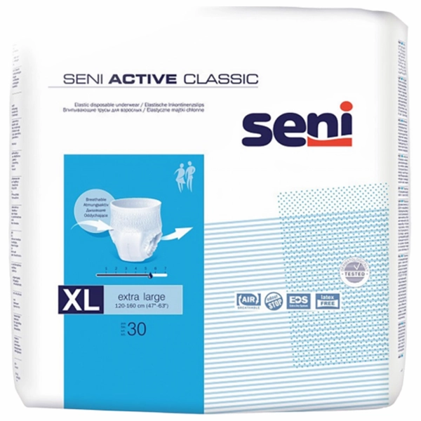 SCUTECE ADULTI SENI INCONTINENTA ACTIVE CLASSIC XL 30BUCSET 3BAX
