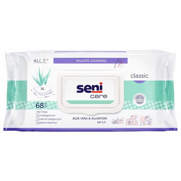 SENI SERVETELE UMEDE INCONTINENTA ALOE VERAALLANTOIN 68BUC 10BAX