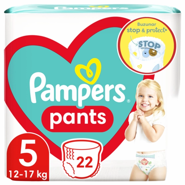 SCUTECE COPII PAMPERS PANTS BABY NR5 12 22BUCSET 4BAX 17 KG