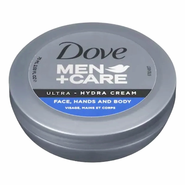 CREMA DOVE CORP MEN CARE ULTRA HYDRA 12BUCS 75 ML