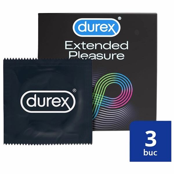 PREZERVATIVE EXTENDED PLEASURE DUREX 3BUC 24CUTSET