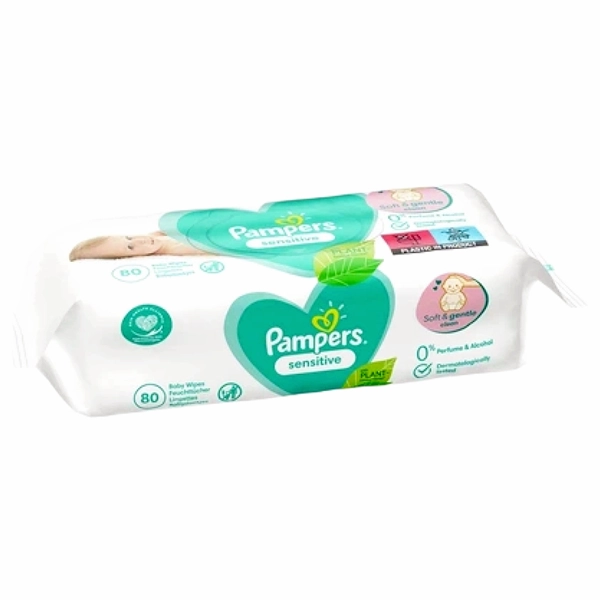 SERVETELE INTIME UMEDE PAMPERS BABY SENSITIVE 80BUC 6BAX