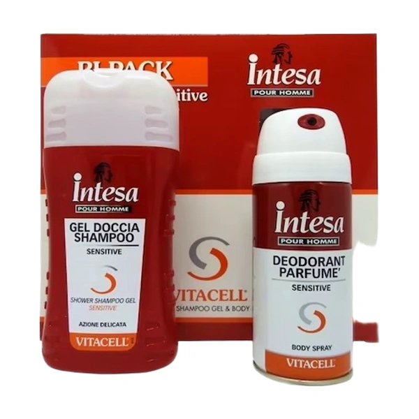 CASETA CADOU INTESA SET MEN VITACELL SENSITIVE GEL DUSDEO 12BAX