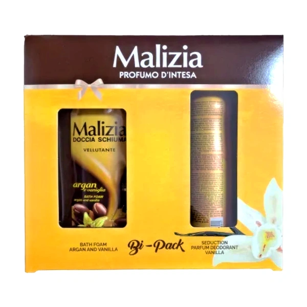 CASETA CADOU MALIZIA WOMAN FEMEI VANILLA DEO GEL DUS