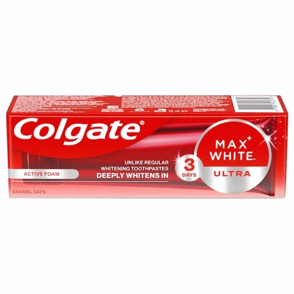 PASTA DE DINTI COLGATE MAX WHITE ULTRA AVTIV FOAM 50 ML