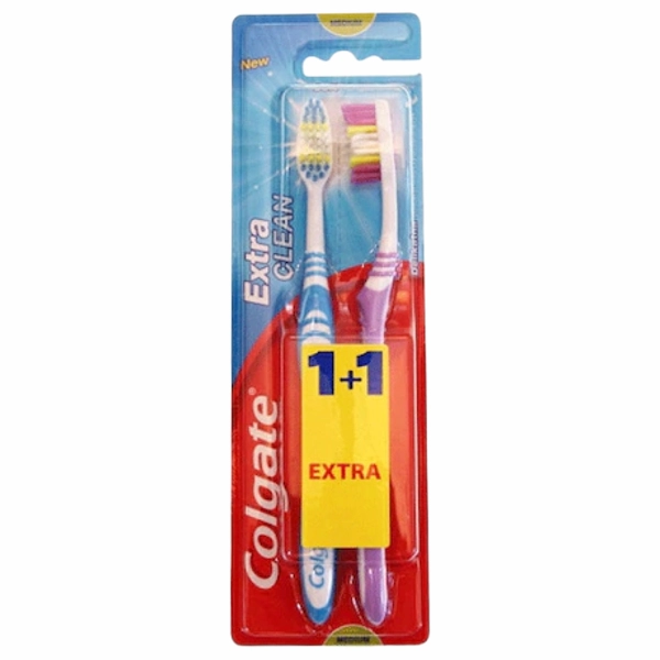 PERIUTA DINTI COLGATE EXTRA CLEAN MEDIUM 2BUCSET 12SET BAX