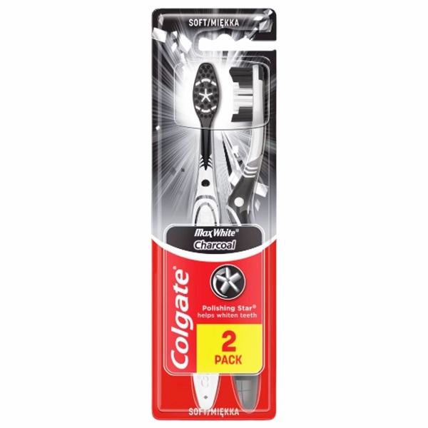 PERIUTA DINTI COLGATE MAX WHITE CHARCOAL SOFT 2BUCH