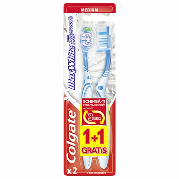 PERIUTA DINTI COLGATE MAX WHITE MEDIUM 2 BUCSET 12SETBAX