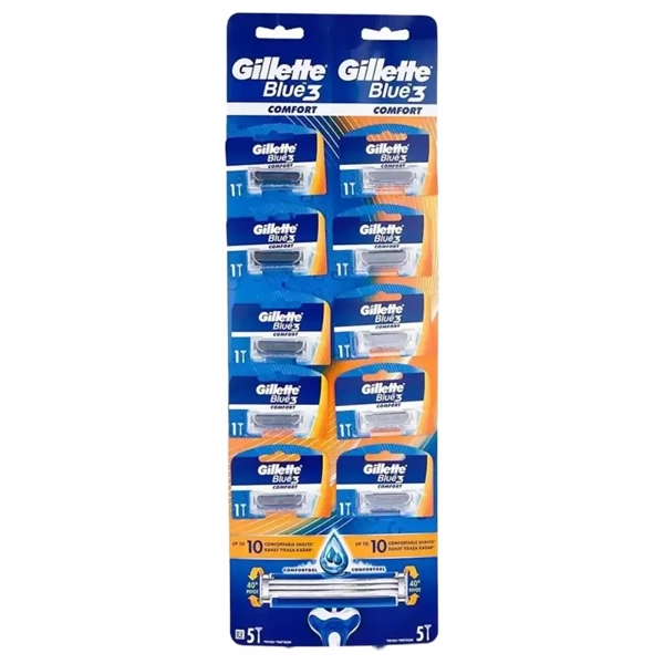 APARAT RAS GILLETTE BLUE 3 PLUS COMFORT 10BUCSET